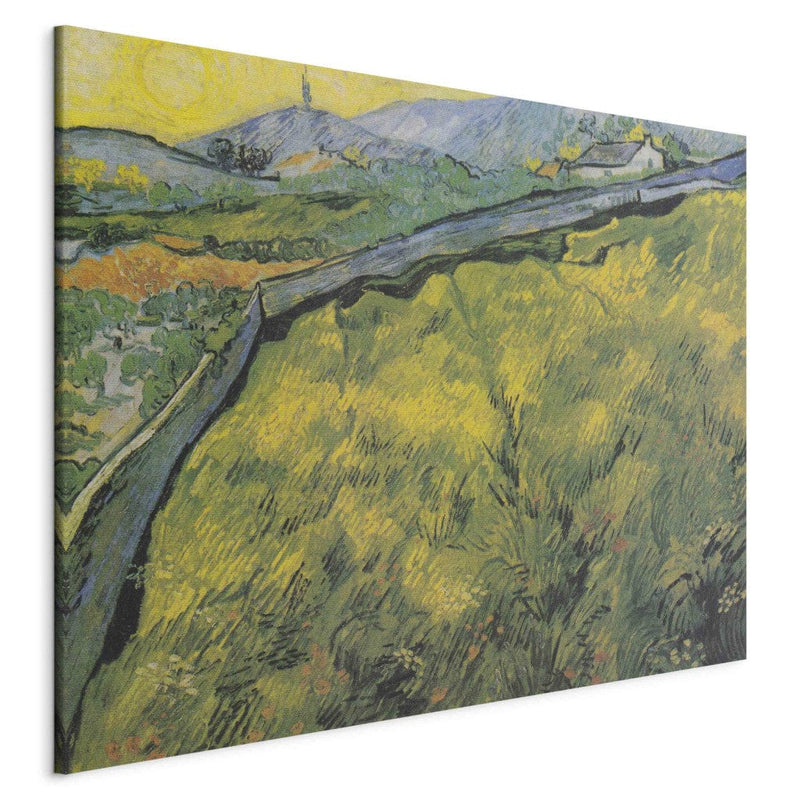 Reproduction of painting (Vincent van Gogh) - Saatfeld Bei Sonnenaufgang G Art