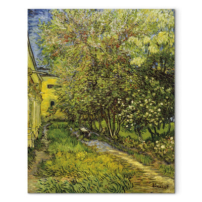 Maalauksen lisääntyminen (Vincent Van Gogh) - Saint -Paul Hospital Garden G Art