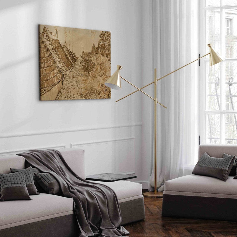Воспроизведение живописи (Винсент Ван Гог) -Saintes-Marydela-Mer Street G Art