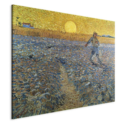 Gleznas reprodukcija /Vinsents van Gogs/ - Sējējs saulrieta laikā G ART