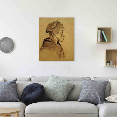 Воспроизведение живописи (Винсент Ван Гог) - Голова женщины G Art
