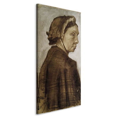 Воспроизведение живописи (Винсент Ван Гог) - Женская голова II G Art
