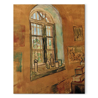 Reproduction of painting (Vincent van Gogh) - Studio window G Art