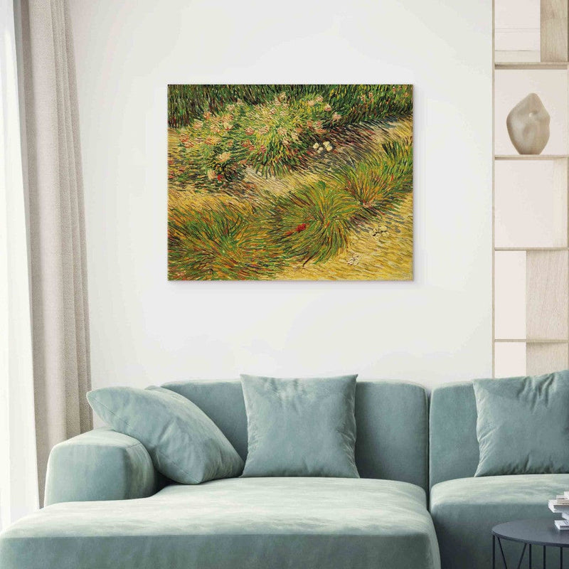 Gleznas reprodukcija (Vinsents van Gogs) - Tauriņi un ziedi G ART