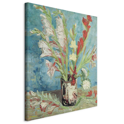 Reproduction of painting (Vincent van Gogh) - vase with gladiolus g art