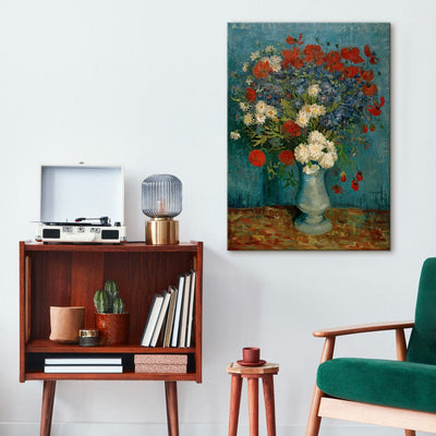 Воспроизведение живописи (Винсент Ван Гог) - ваза с кукурузным цветом и маками G Art