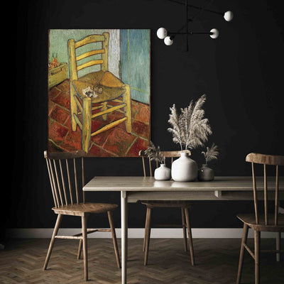 Gleznas reprodukcija (Vinsents van Gogs) - Vincenta krēsls G ART