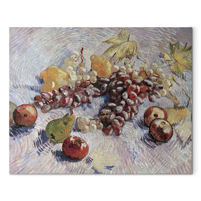 Maali reprodutseerimine (Vincent Van Gogh) - viinamarjad, sidrunid, pirnid ja Apples G Art