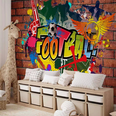 Graffiti Fototapetai - Futbolo sirgaliai, 60558G-ART