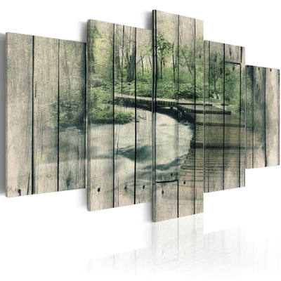 Glezna ar dabas taku - Noslēpumu upe, (x5), 92070 G-ART
