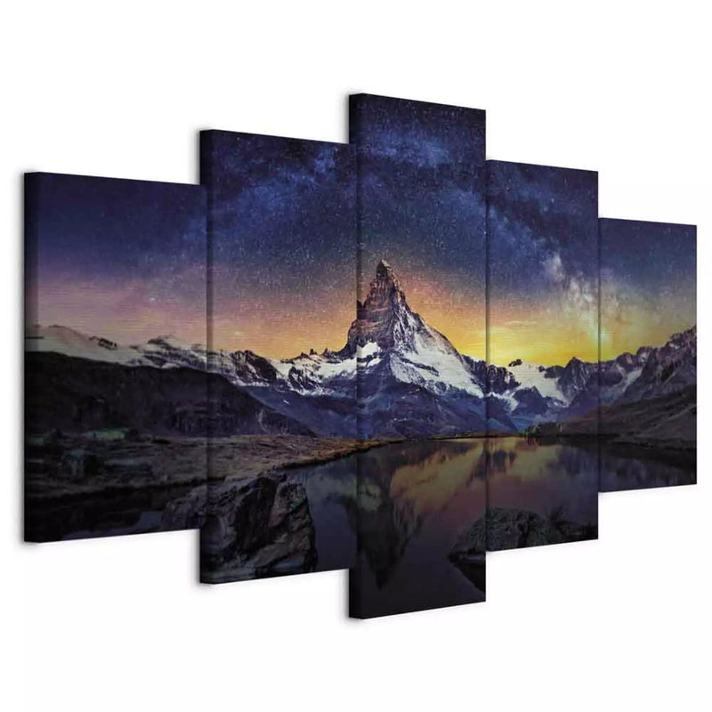 Kanva ar kalniem - moderns Matterhorn, (x 5), 150297 - nopirkt G-ART