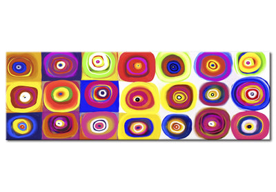 Glezna ar krāsainiem apļiem - Krāsains karuselis, (x1), 94170 G-ART