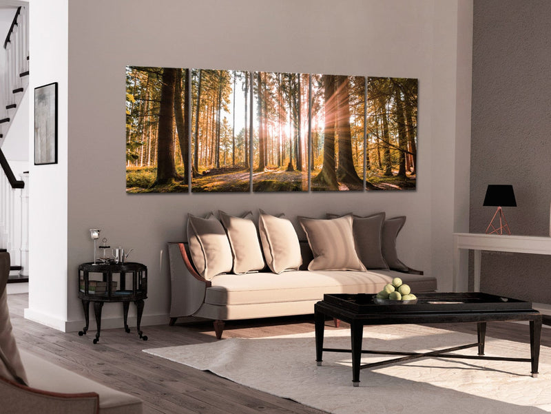Canva with forest - Natural beauty (x5), 98558 G-ART.