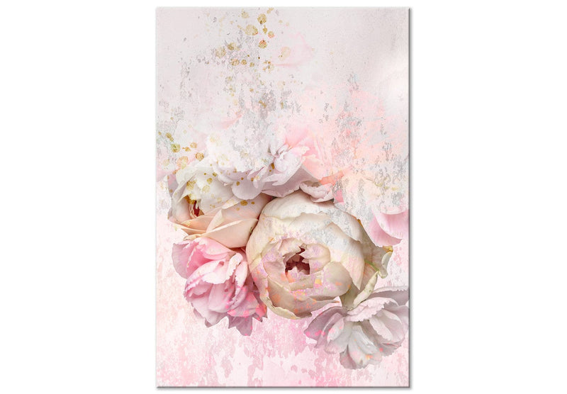 Glezna ar rozēm rozā toņos - Melanholiskā rozā (x 1) - 127539 G-ART.