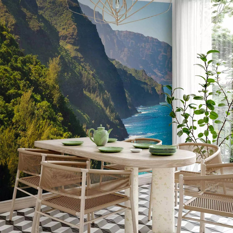 Plate Wall Murals - Na Pali Coast, Hawaii, 550x270 cm G-ART