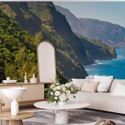 Plate Wall Murals - Na Pali Coast, Hawaii, 550x270 cm G-ART