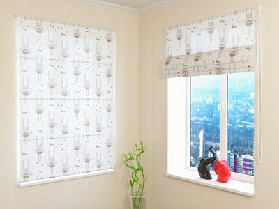 Beautiful children's Roman blinds - Fairy-tale bunny - production Tapetenshop.lv