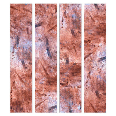 Tapetes ar abstrakta akmens rakstu brūnā krāsā - Dzirksti, 89584 G ART