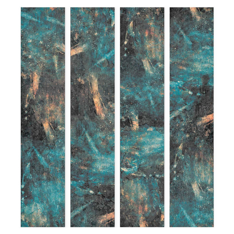 Tapetes ar abstrakta rakstu tirkīza krāsā - Dzirksti, 89134 G ART