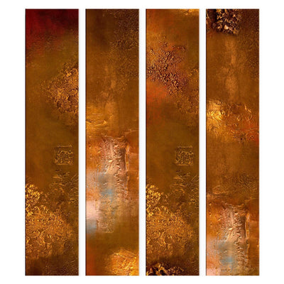 Tapetes ar abstrakta zelta fonu - Zelta karaliste, 89581 G ART