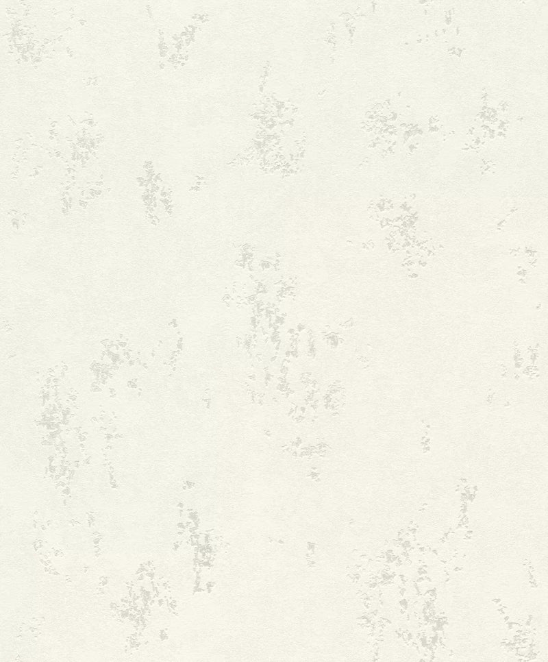 Tapetes ar apmetuma rakstu baltā krāsā ar sudraba akcentiem, 315707 RASCH