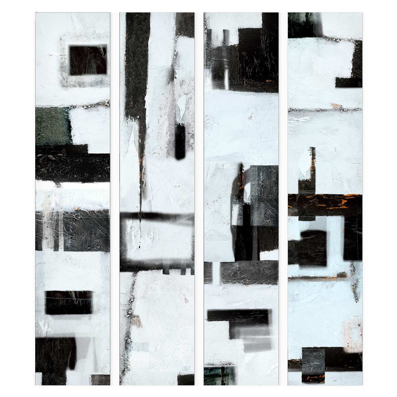 Tapetes ar melnbaltu abstrakciju - Mākslinieciskais diapazons, 89699 G ART
