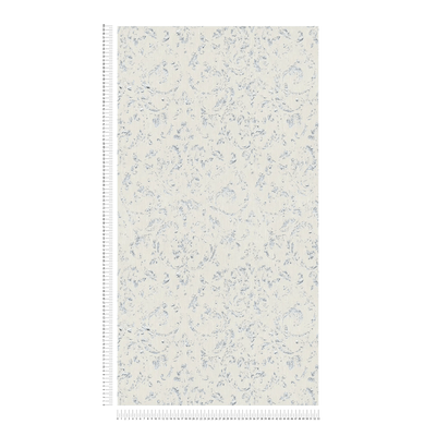 Wallpaper with an ornament with metallic effect, gray, silver 306601 AS Creation