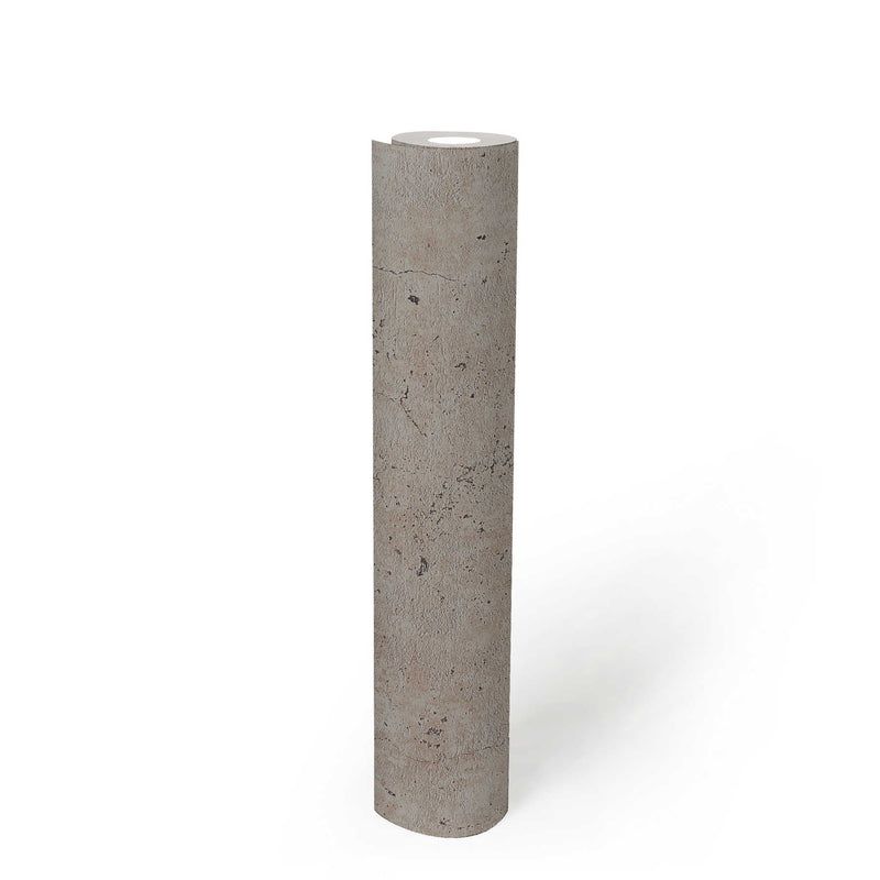 Tapetes ar betona izskatu brūnos toņos AS 369111 AS Creation