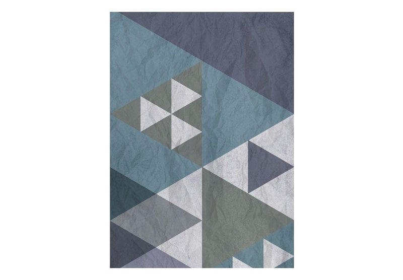 Tapetes - Ģeometriska abstrakcija pelēka/violeta, 89150 G ART