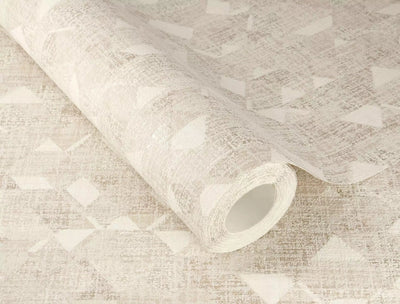 Wallpaper Rasch with geometric pattern beige, 654226, Welcome Home Rasch