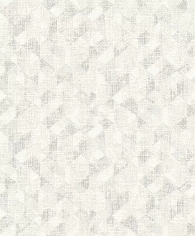 Wallpaper rasch with geometric pattern gray, 654219, Welcome Home Rasch