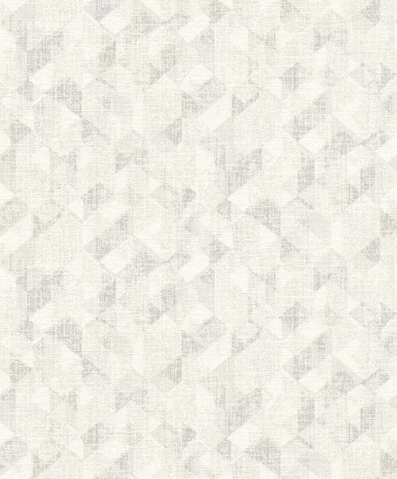 Wallpaper rasch with geometric pattern gray, 654219, Welcome Home Rasch