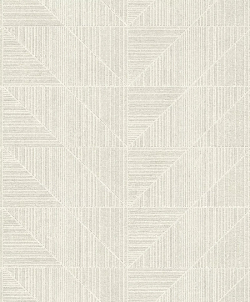 Wallpaper Rasch with geometric pattern and fine glow, 653915 rasch