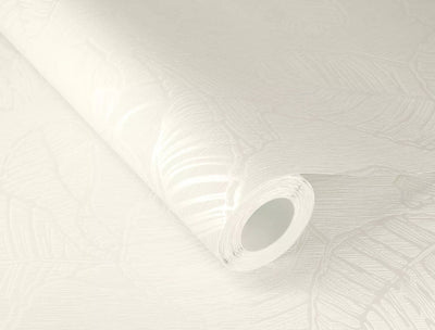 Wallpaper Rasch - with pearl leaf motif and small texture, 822601 rasch