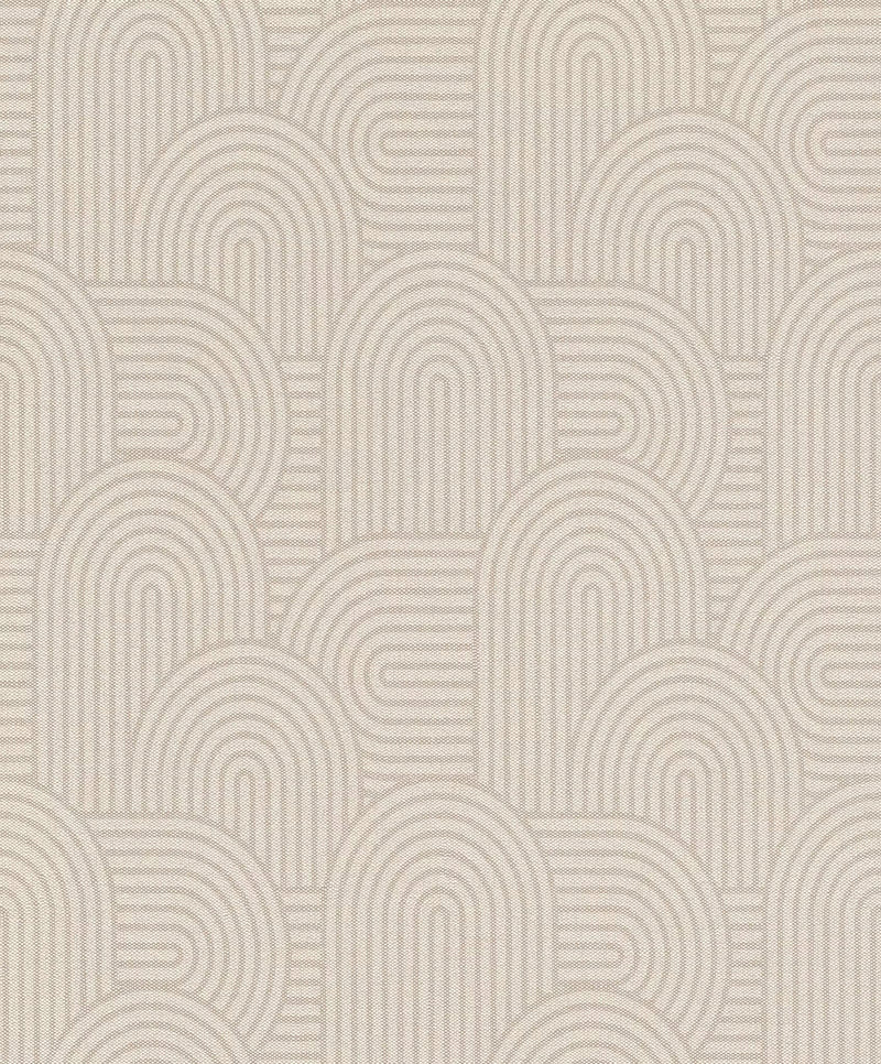 Matte wallpapers rasch with retro ornament in beige, 634150, buy rasch