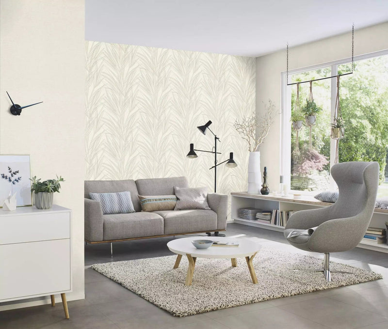 Wallpaper RASCHWith fine and lively texture, beige color, 654127 RASCH