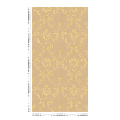 Textile wallpaper with floral elements in gold - 306584 AS Creation