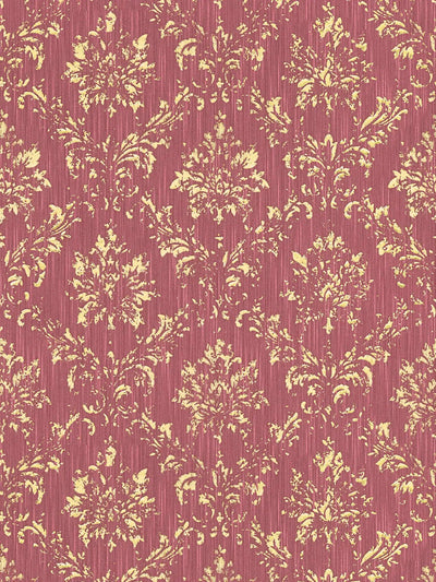 Textile wallpaper in baroque style - red and gold, 306626 AS Creation