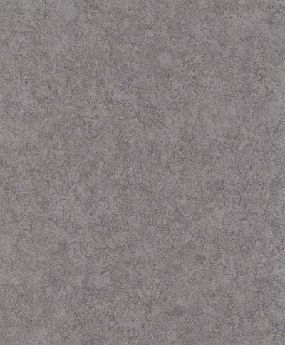 Plain wallpapers with a small texture in dark gray, 649307 rasch