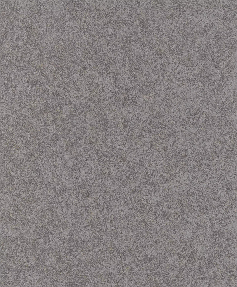 Plain wallpapers with a small texture in dark gray, 649307 rasch