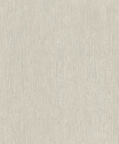 Plain wallpapers RASCH with striped texture in cream, 653021 RASCH