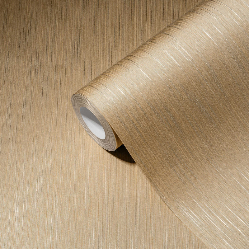 Solid Textile Wallpaper in Beige, 306833 AS Creation