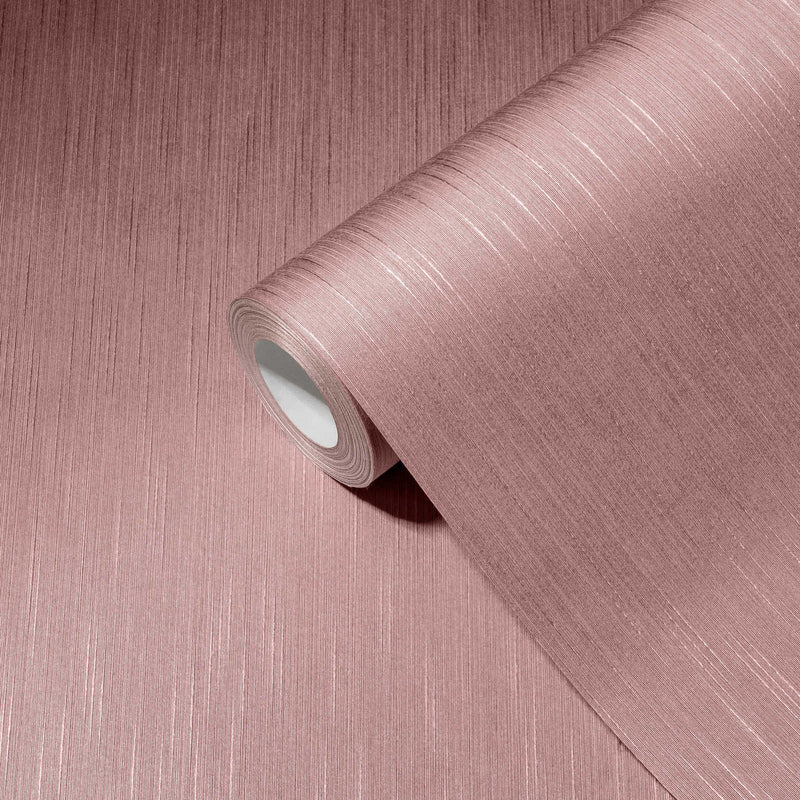 Solid Textile Wallpaper Pink, 306835 AS Creation