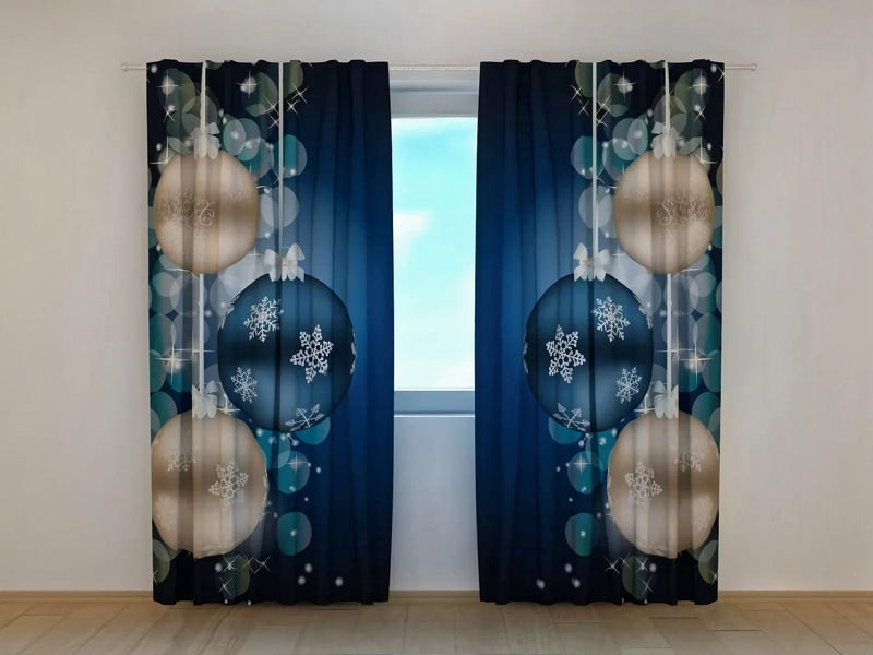 Christmas curtains - New Year&