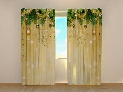 Christmas curtains - Bring the magic of Christmas into your home Tapetenshop.lv