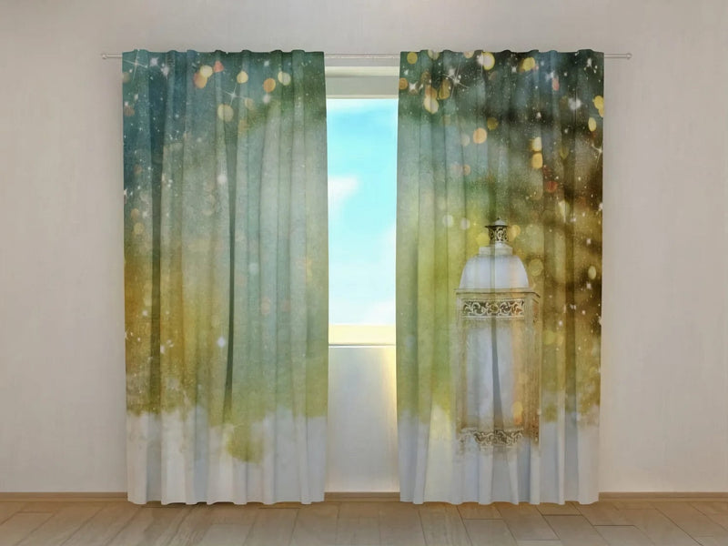 Christmas curtains - Laterna - gives elegance and warmth Tapetenshop.lv