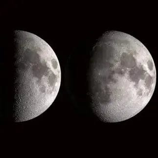 Pašlīmējošas fototapetes virtuvei - Mēness fāzes (180x60 cm) Art4home