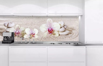Pašlīmējošas fototapetes virtuvei - Zen dārzs  (180x60 cm) Art4home